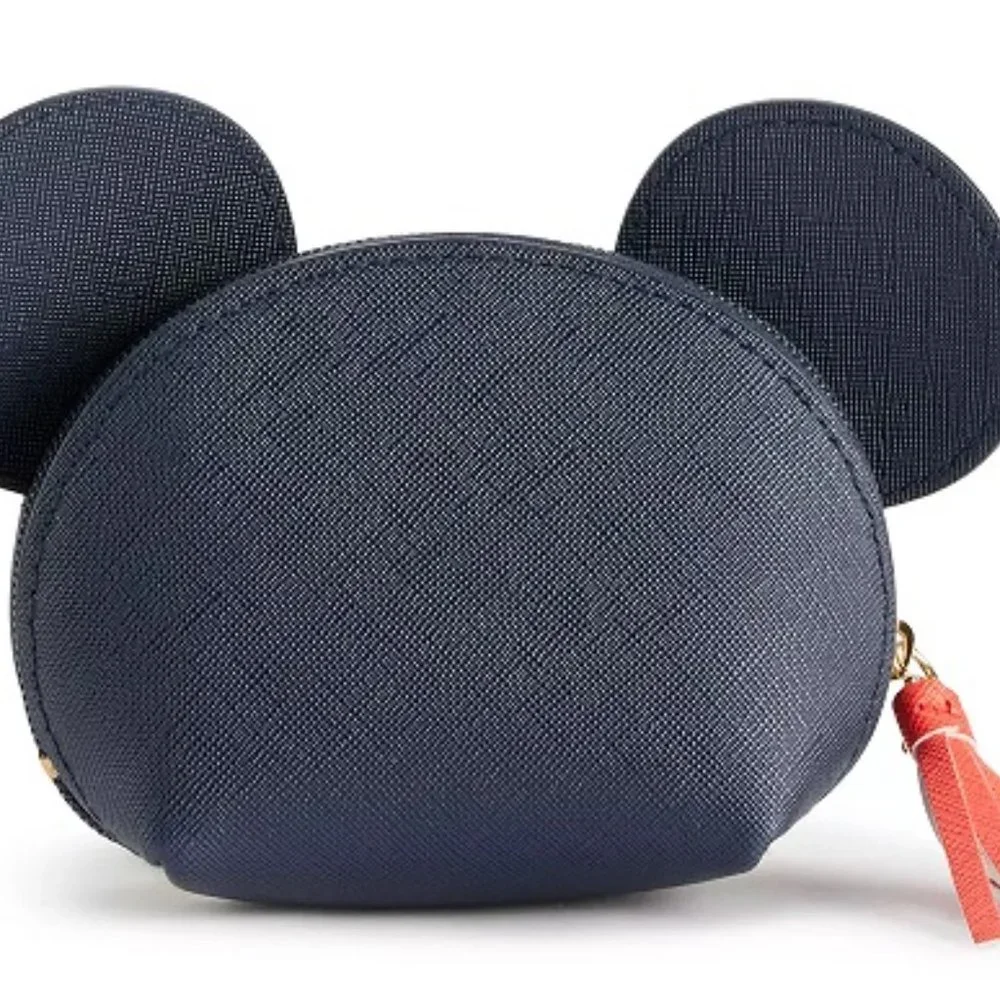 NWT! Disney Mickey Mouse Face Coin Purse Pouch Wallet ears